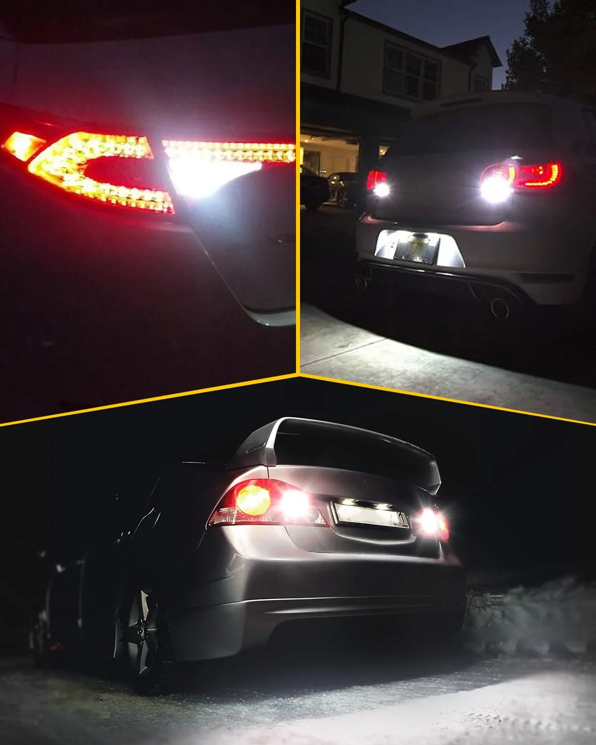 1157 LED Bulb White, Super Bright Unique 1:1 Design