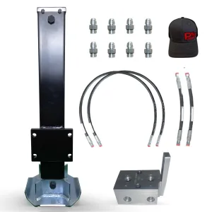 12k Single Hydraulic Trailer Jack Add-On Kit "Weld On" or "Bolt On"