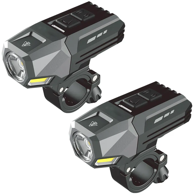 1600 Lumens Mountain Bike Lights With Rear Light