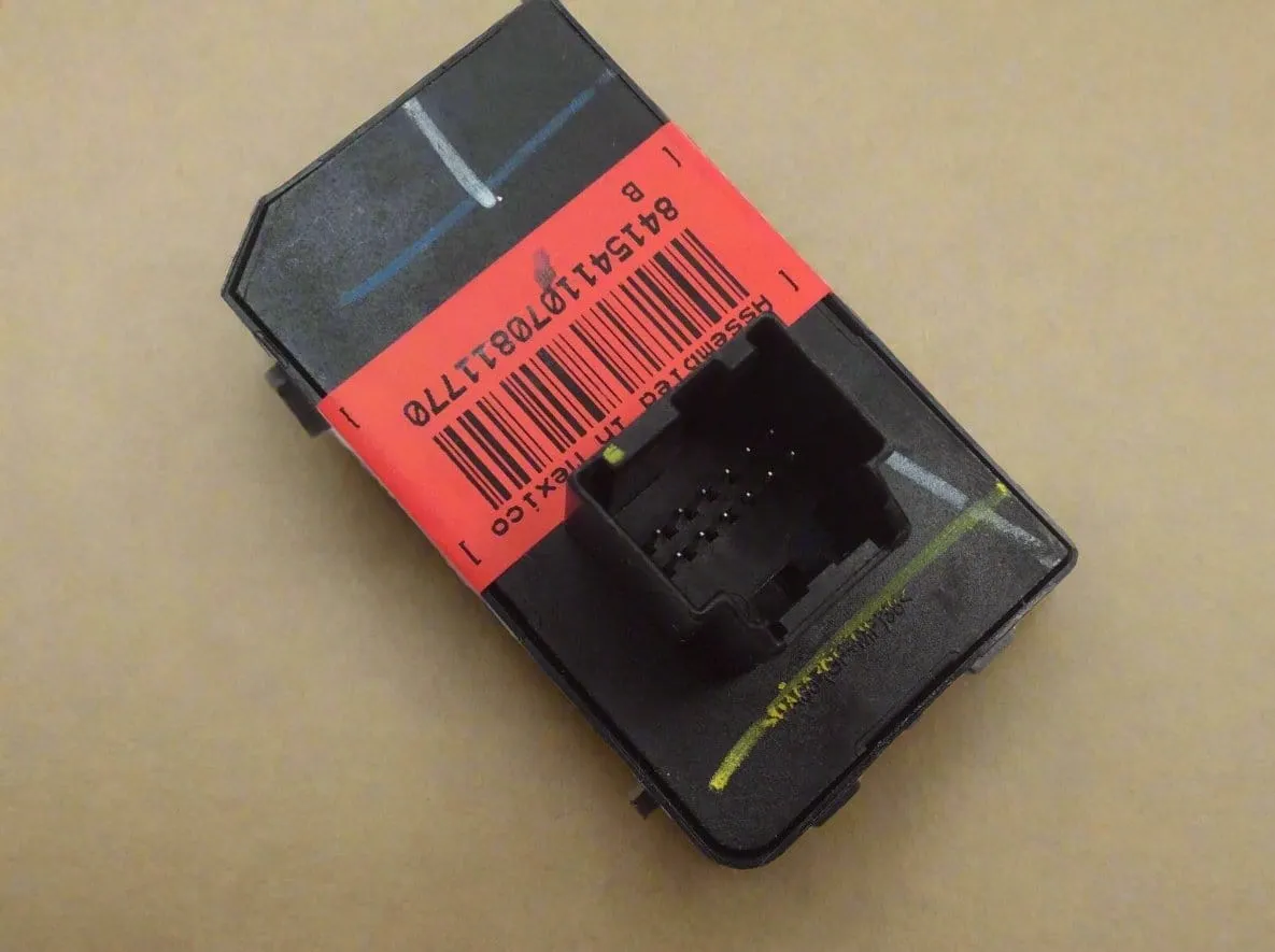 2014-2016 GMC Sierra Headlight / Fog Light Switch With Red Backlight OEM