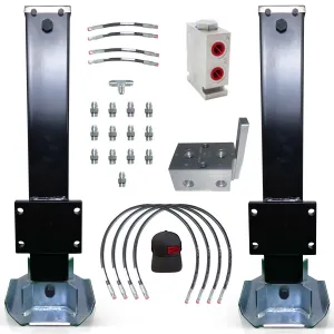 24k Double Hydraulic Trailer Jack Add-On Kit "Weld On" or "Bolt On"