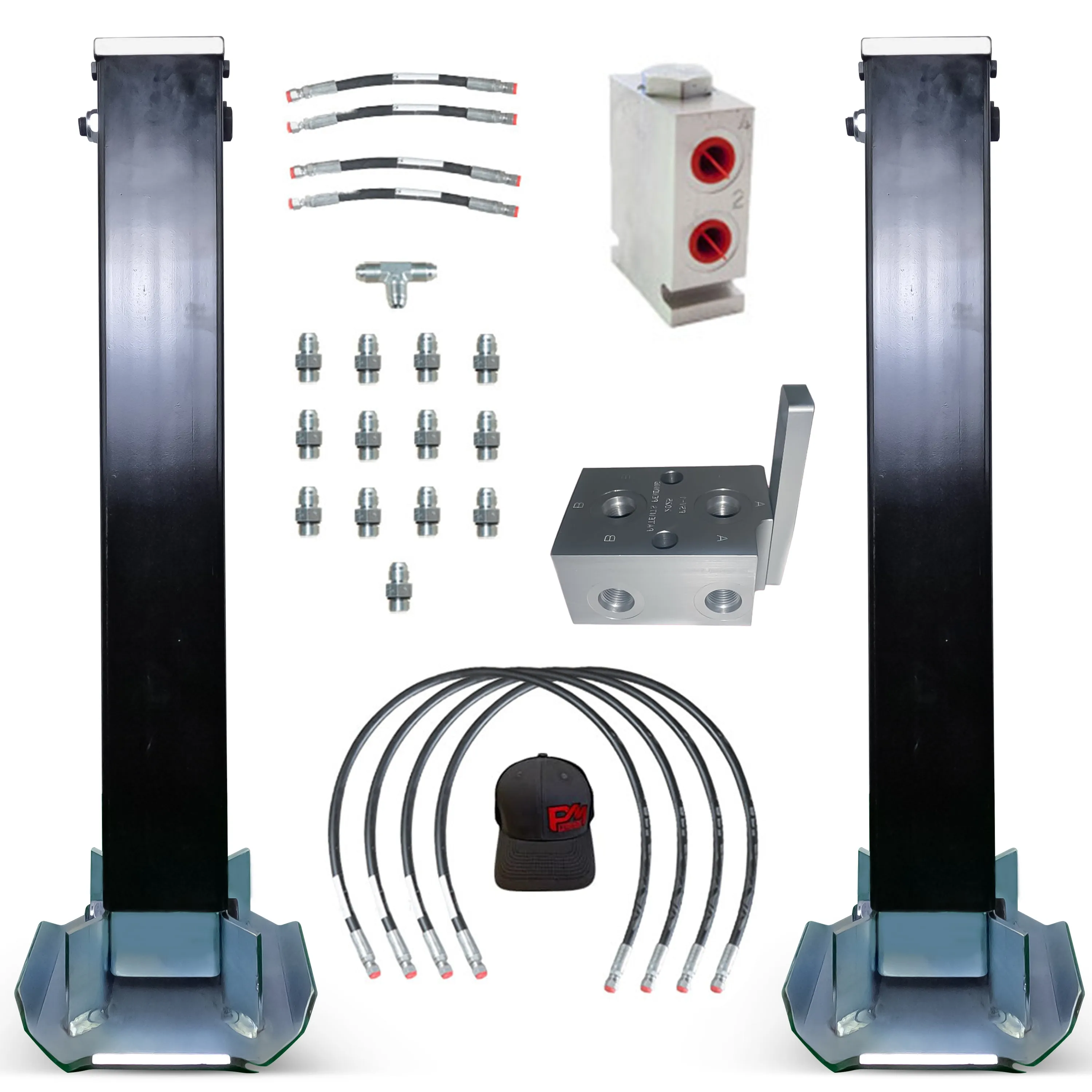 24k Double Hydraulic Trailer Jack Add-On Kit "Weld On" or "Bolt On"