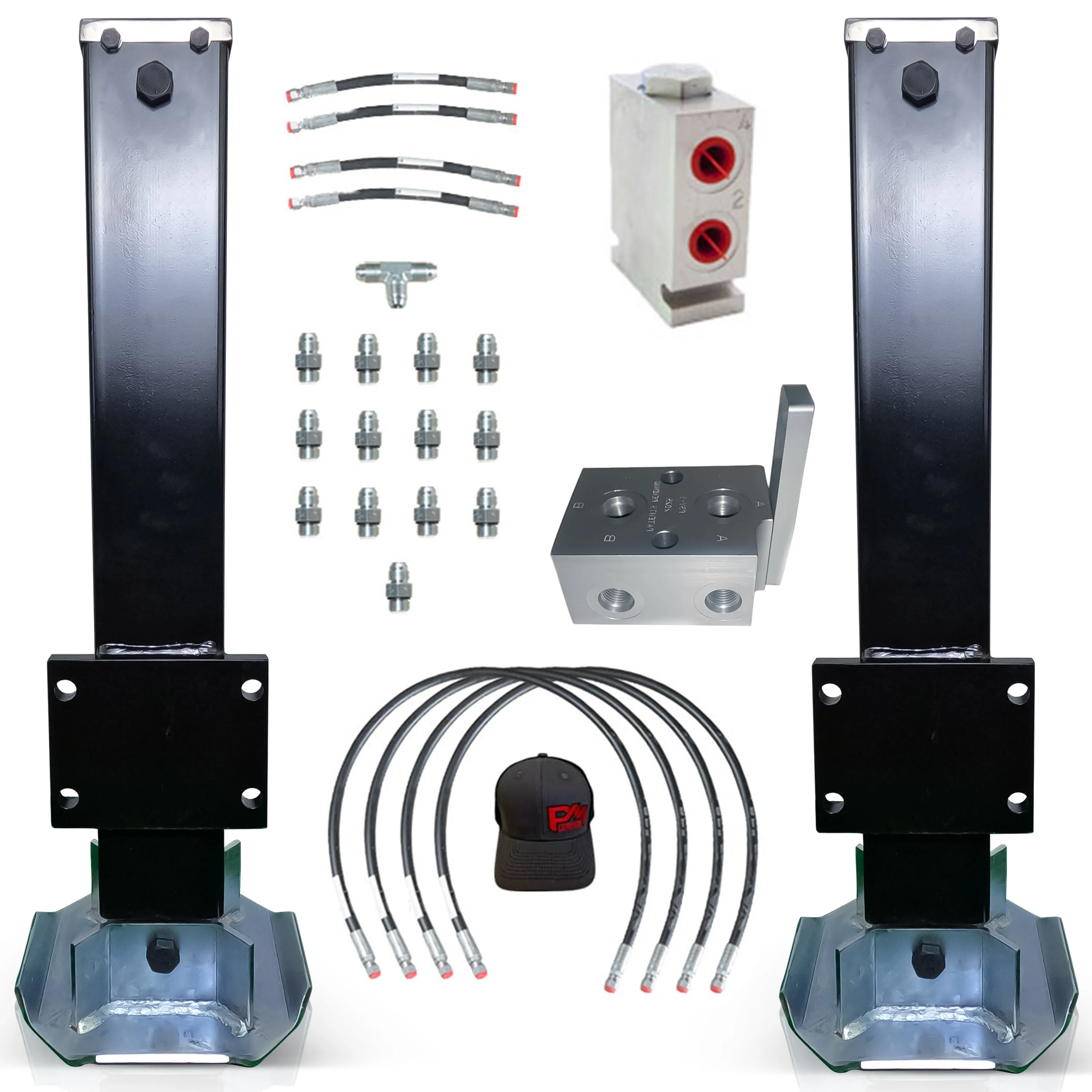 24k Double Hydraulic Trailer Jack Add-On Kit "Weld On" or "Bolt On"