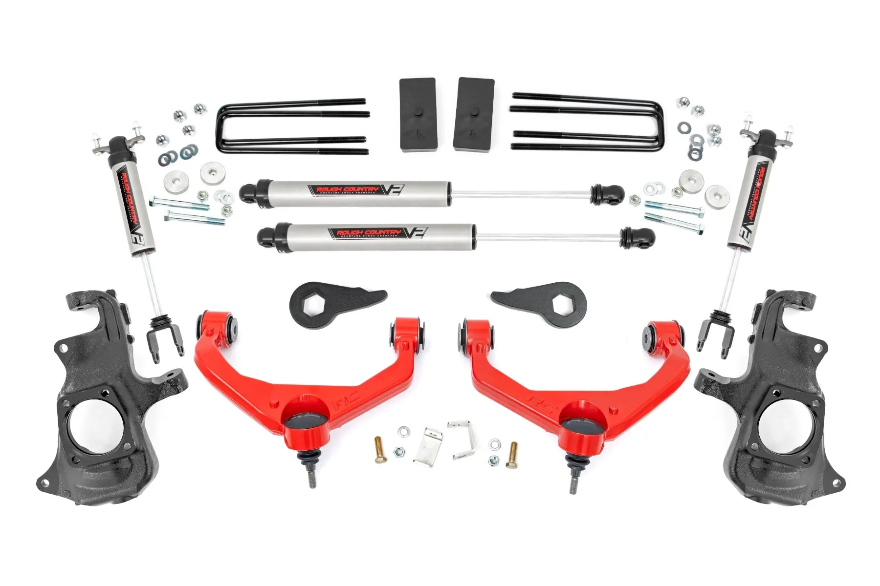 3.5 Inch Knuckle Lift Kit | V2 | Chevy/GMC 2500HD/3500HD (11-19) PN# 95770RED