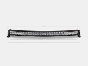 42" Curved Dual Row 5D Optic OSRAM LED Bar