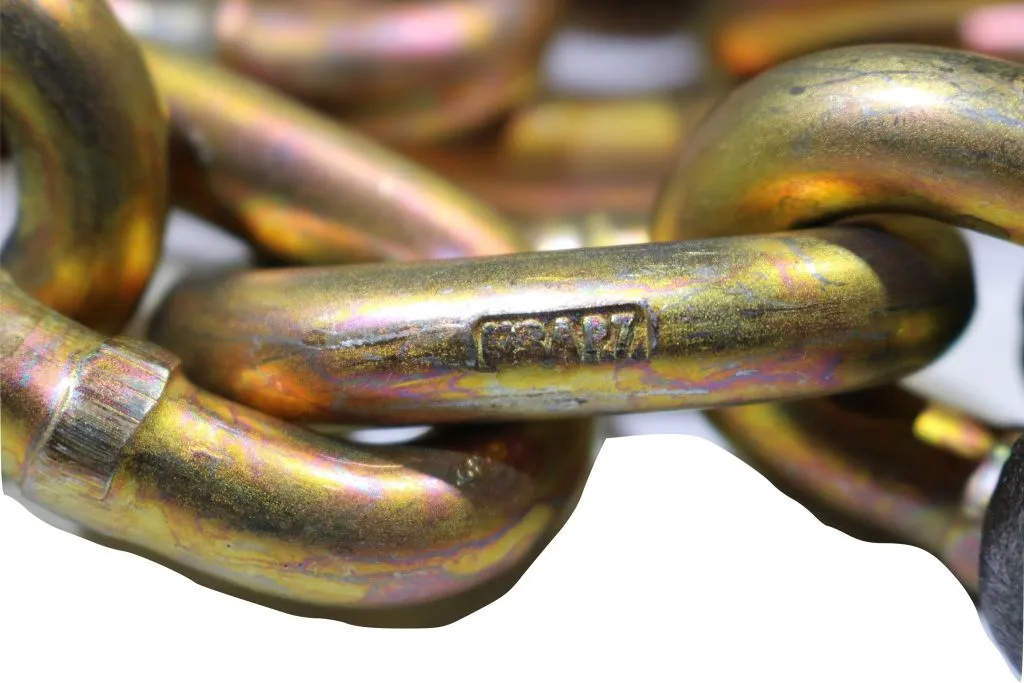 5/16" x 20 Ft Grade 70 Transport Chain w/ Clevis Grab Hooks