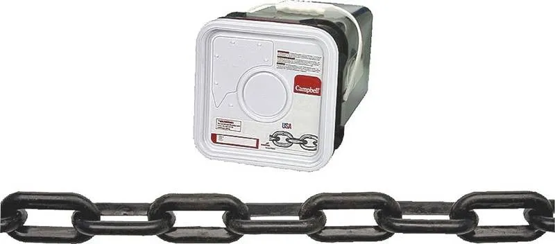 #8 138ft Black Plastic Chain