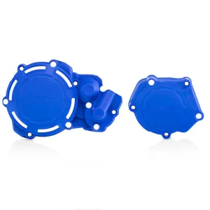 Acerbis X-power Engine Case Cover Kit Blue YZ250 05-24 (23962.040)