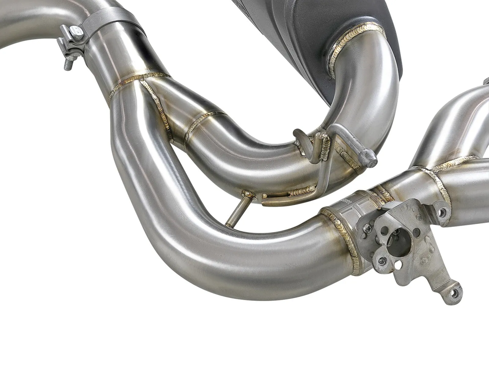 aFe Exhaust BMW M2 Competition (2019-2021) 3" to 2.5" Mach Force-XP Series in 304 Stainless Steel w/ Quad Tips