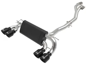 aFe Exhaust BMW M2 Competition (2019-2021) 3" to 2.5" Mach Force-XP Series in 304 Stainless Steel w/ Quad Tips