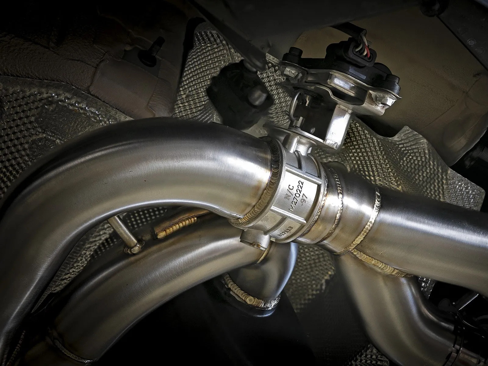 aFe Exhaust BMW M2 Competition (2019-2021) 3" to 2.5" Mach Force-XP Series in 304 Stainless Steel w/ Quad Tips