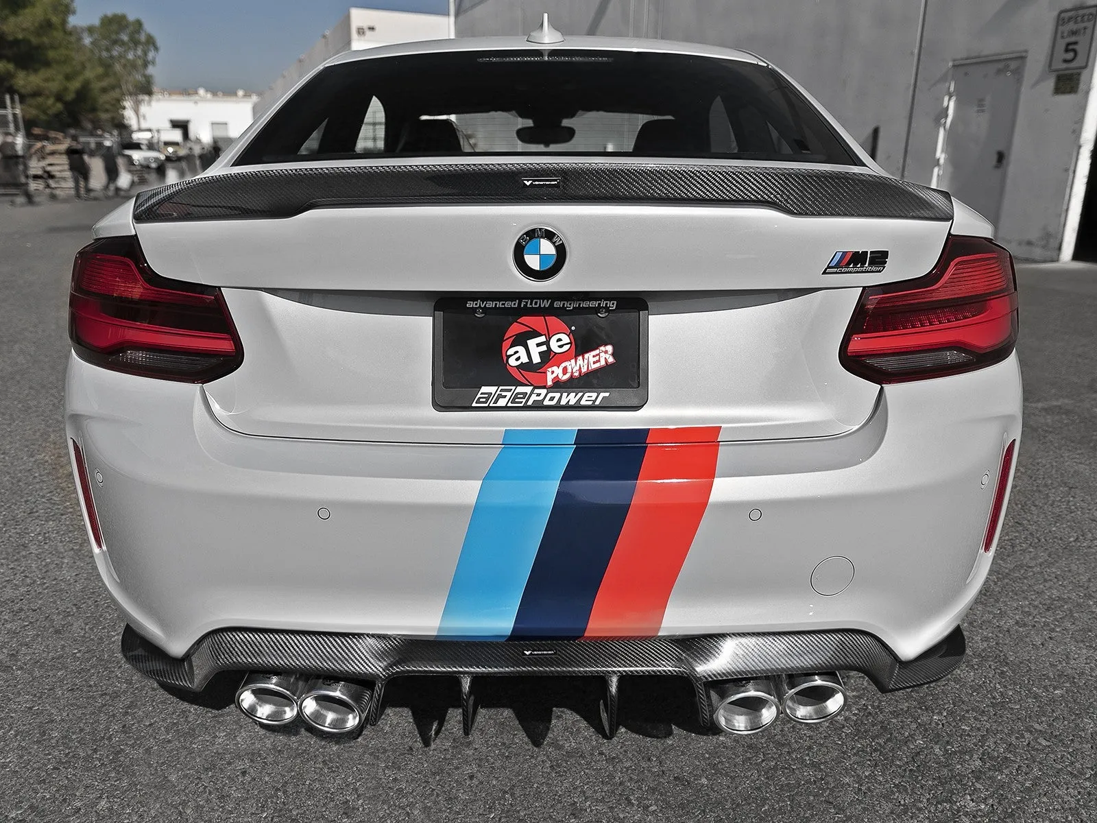 aFe Exhaust BMW M2 Competition (2019-2021) 3" to 2.5" Mach Force-XP Series in 304 Stainless Steel w/ Quad Tips