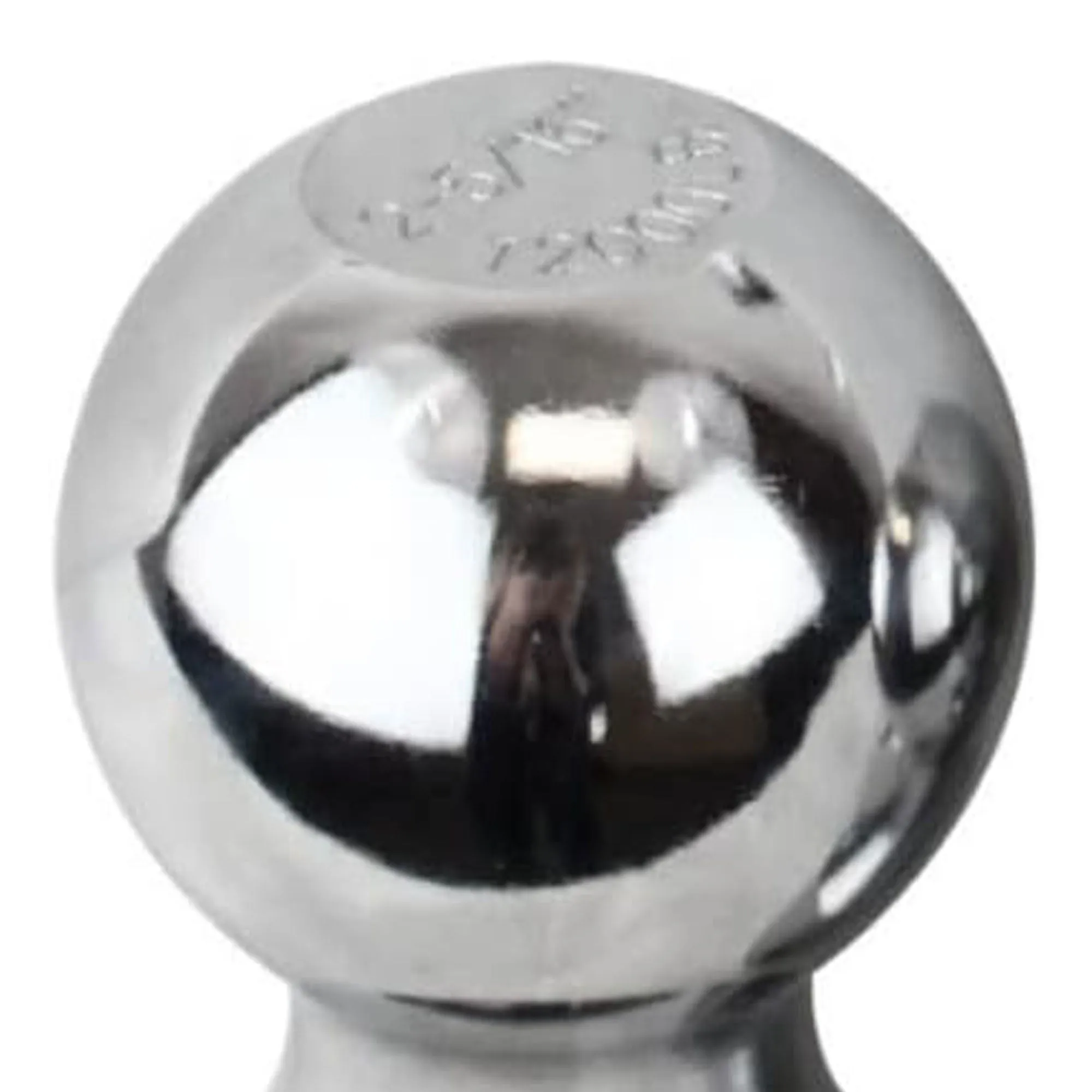 Aluma-Tow 2 5/16 Inch Powder Coated Hitch Ball Replacement, Chrome Plated Steel