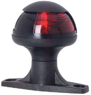 Attwood Pulsar Side Light Red w/Black Raised Base 5080R-7 | 24