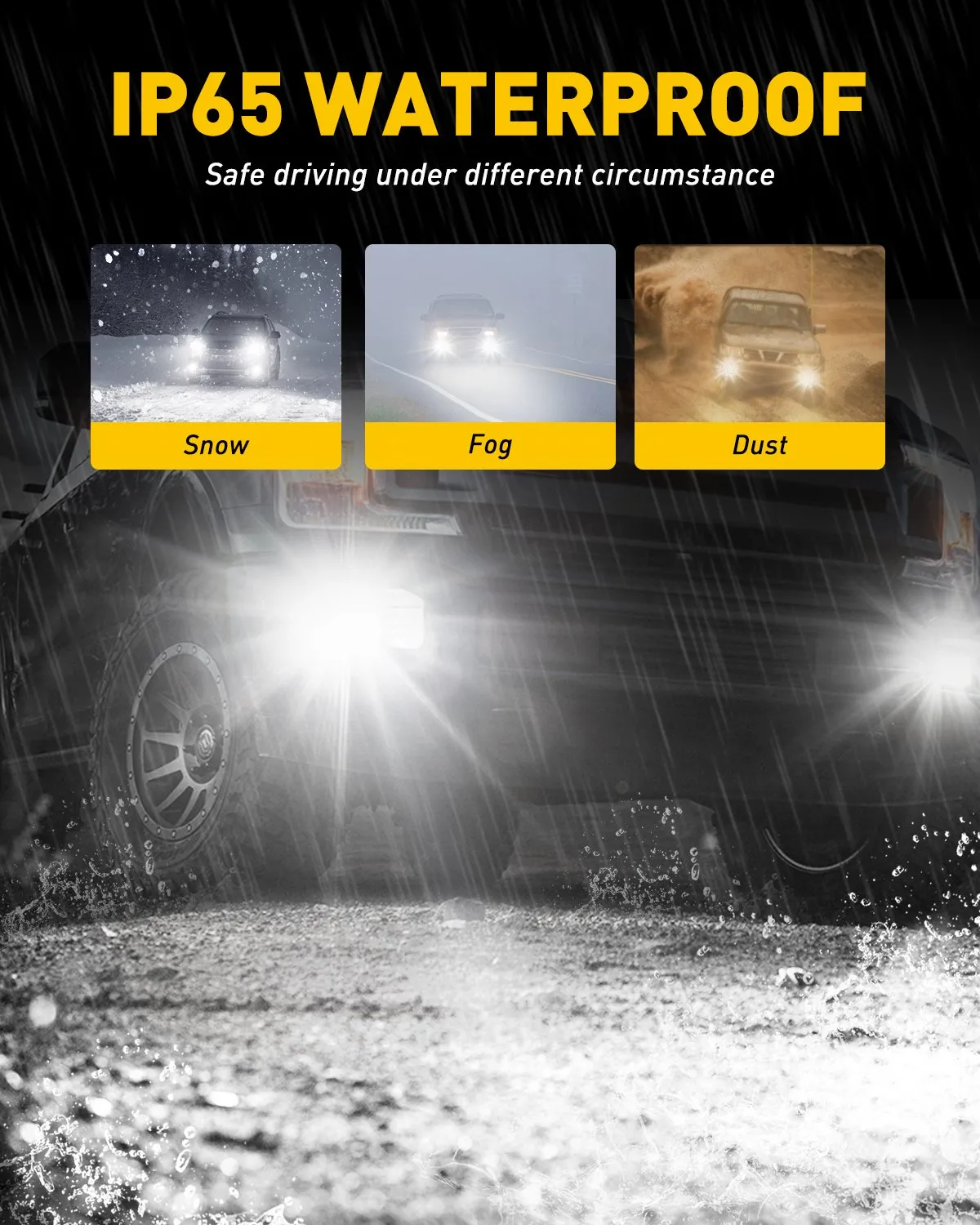 AUXITO PSX26W LED Fog Light Bulb, 6000LM 30W, Super Bright PSX26W/12278/H28W Fog Light