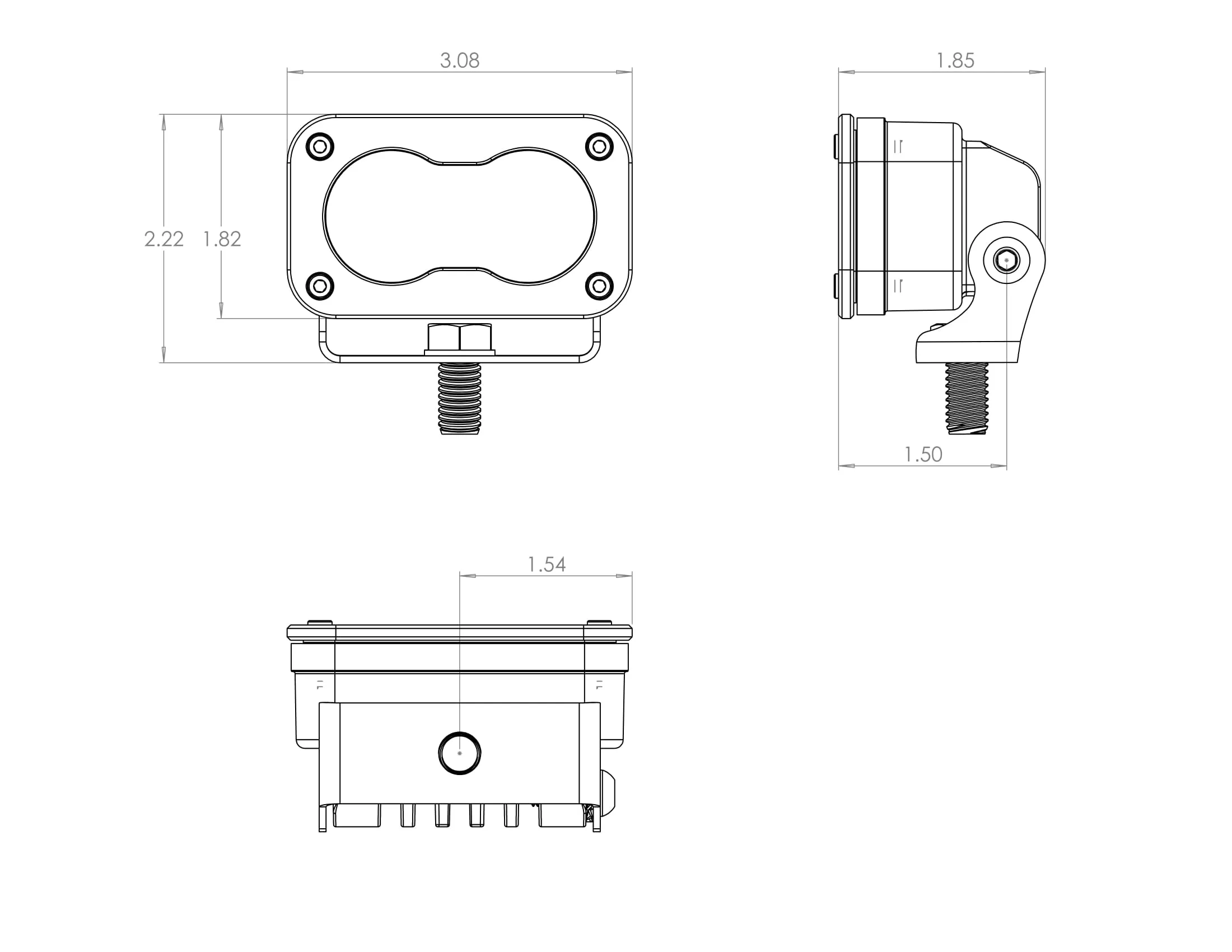 BAJA DESIGNS | S2 Pro Wide Cornering LED Amber