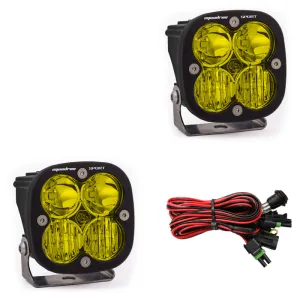 Baja Designs Squadron Sport, Pair Amber Driving/Combo
