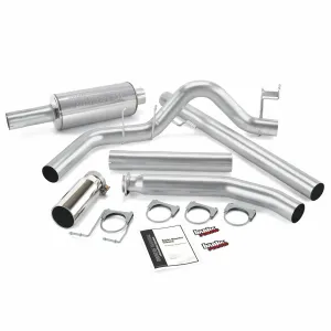Banks Power 48635 Monster Exhaust System; S/S-Chrome Tip-1998-02 Dodge 5.9L; Std Cab