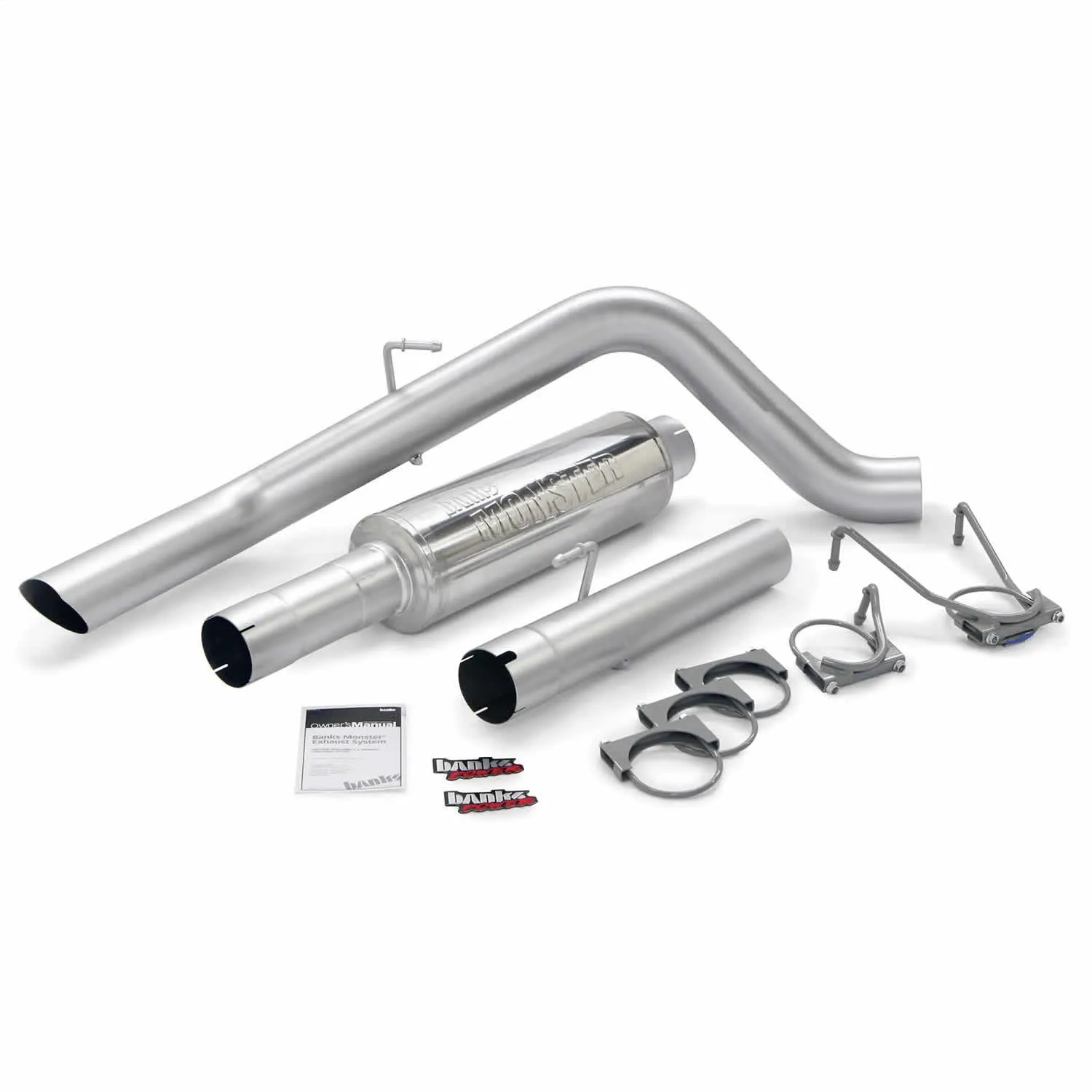 Banks Power 48777 Monster Sport Exhaust-2003-04 Dodge 5.9L; w/4 Cat Outlet