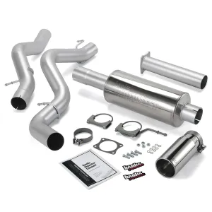 Banks Power 48937 Monster Exhaust System; S/S-Chrome Tip-2006-07 Chevy 6.6L; SCLB
