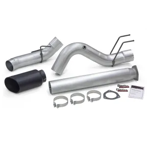 Banks Power 49795-B Monster Exhaust; 5.0in. 2017-2019 Ford 6.7L Exhaust; Black Tip
