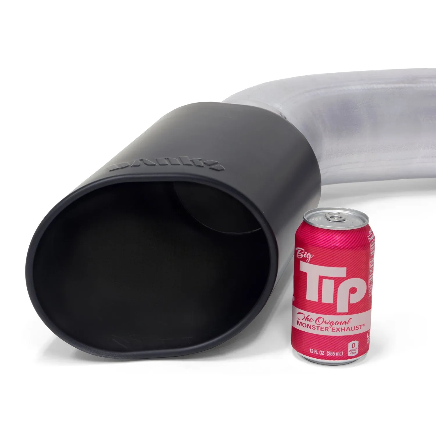 Banks Power 49795-B Monster Exhaust; 5.0in. 2017-2019 Ford 6.7L Exhaust; Black Tip