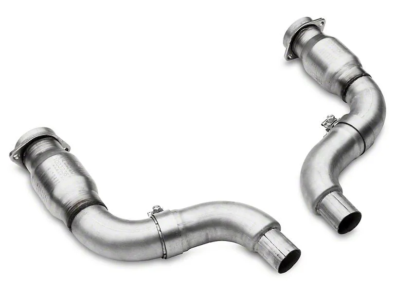 BBK 3 in. Long Tube Header Catted Mid Pipe