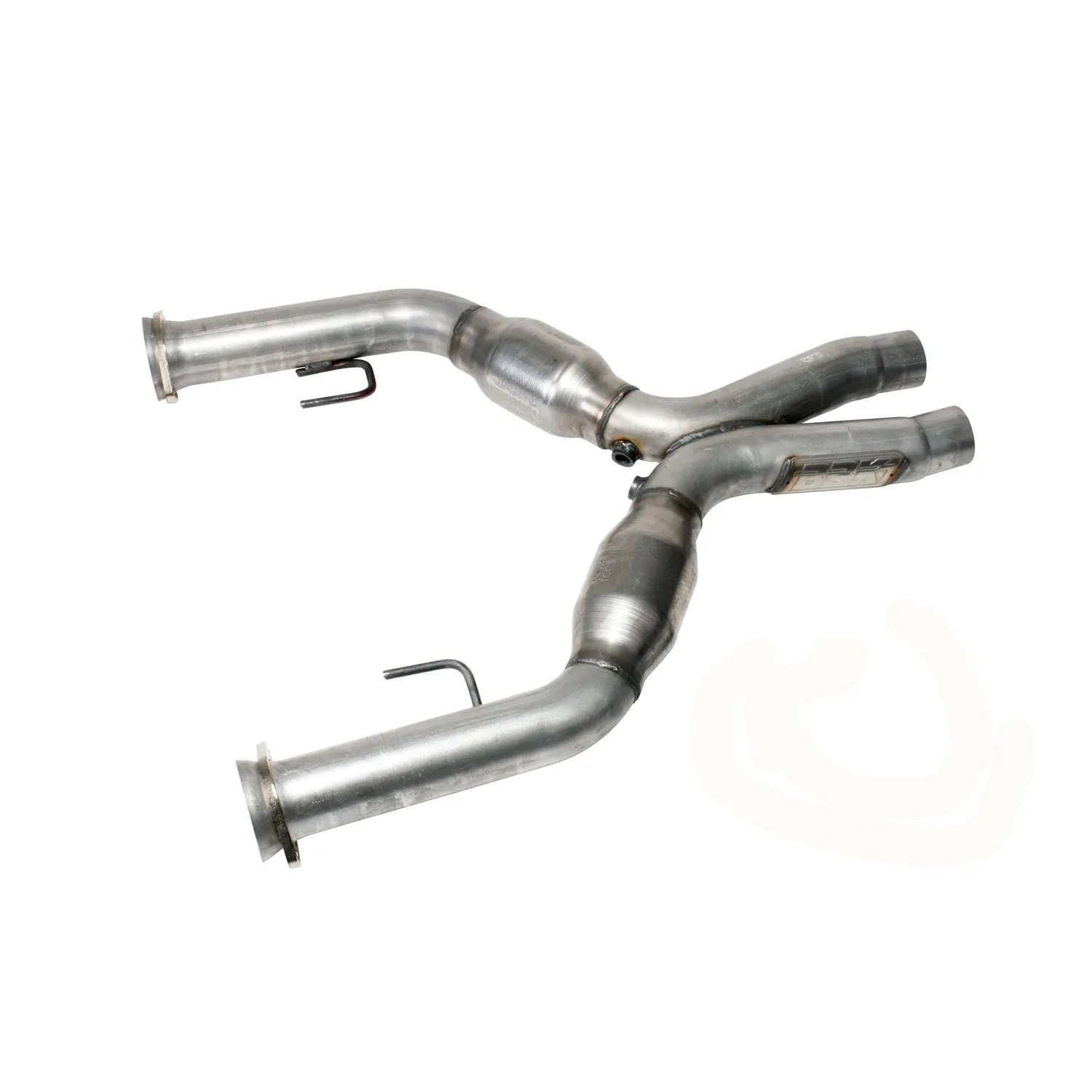BBK Performance Parts 1637 2005-2010 MUSTANG GT 2-3/4 SHORT MID X PIPE WITH HIGH FLOW CATALYTIC CONVERTERS