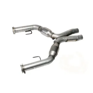 BBK Performance Parts 1637 2005-2010 MUSTANG GT 2-3/4 SHORT MID X PIPE WITH HIGH FLOW CATALYTIC CONVERTERS
