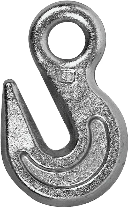 Campbell T9001424 Eye Grab Hook, 1/4 in, 2600 lb Working Load, 43 Grade, Steel, Zinc :EA: QUANTITY: 1