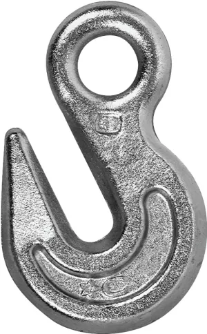 Campbell T9001424 Eye Grab Hook, 1/4 in, 2600 lb Working Load, 43 Grade, Steel, Zinc :EA: QUANTITY: 1