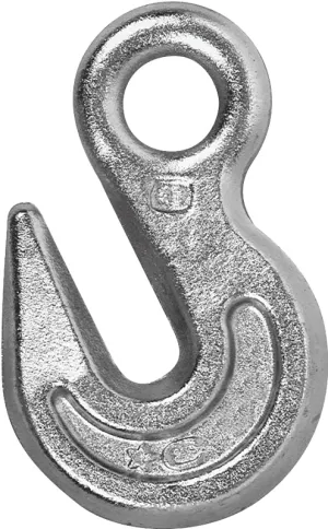 Campbell T9001624 Eye Grab Hook, 3/8 in, 5400 lb Working Load, 43 Grade, Steel, Zinc :EA: QUANTITY: 1