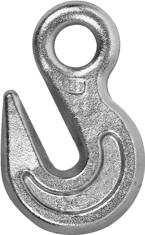 Campbell T9001624 Eye Grab Hook, 3/8 in, 5400 lb Working Load, 43 Grade, Steel, Zinc :EA: QUANTITY: 1