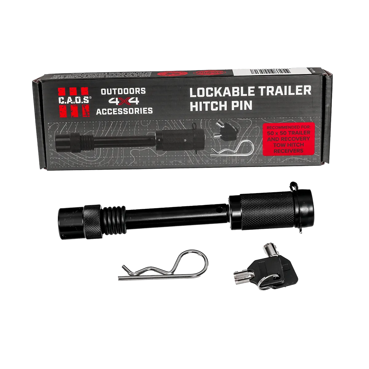 CAOS Lockable Trailer Hitch Pin 16mm (5/8")