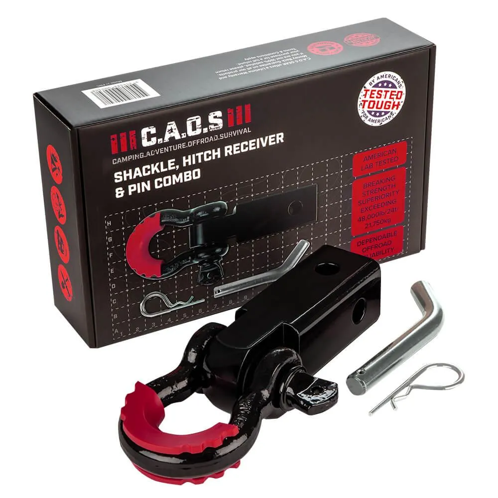CAOS Lockable Trailer Pin   Shackle Hitch Receiver