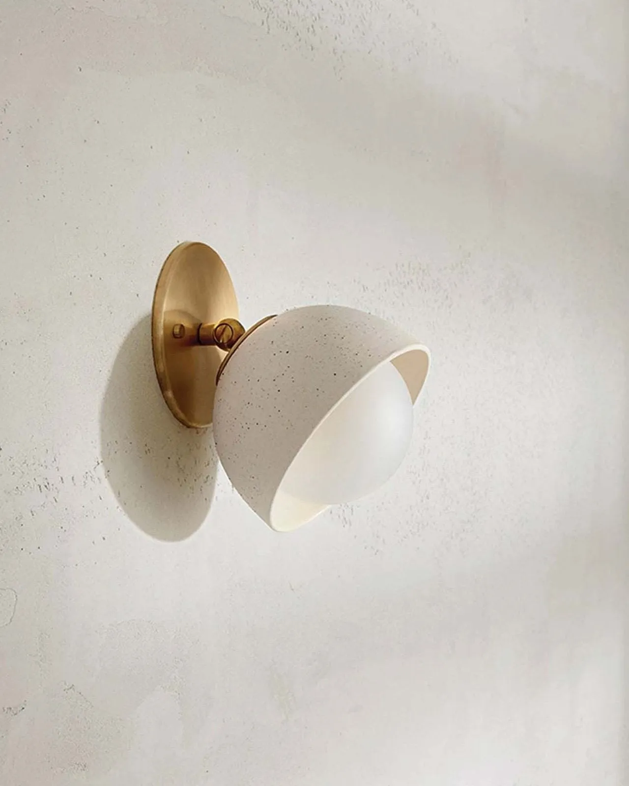 Ceramic Bowl Angle Wall Light | Terra