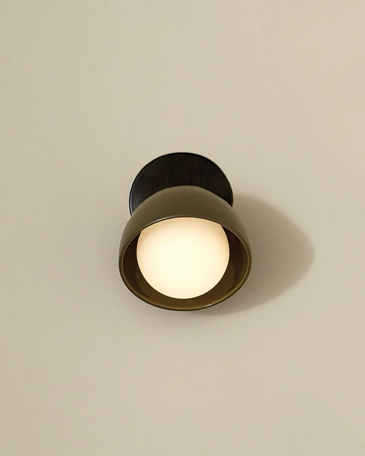 Ceramic Bowl Angle Wall Light | Terra