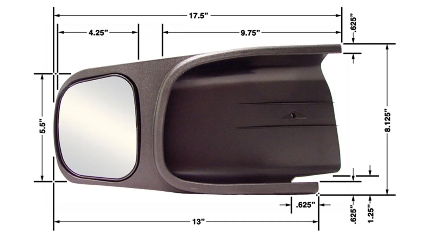 Cipa USA 10700 Custom Towing Mirror Set; Pair;