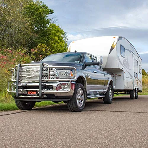 CURT 16043 A16 5th Wheel Hitch, 16,000 lbs, Select Ram 2500, 3500, 8-Foot Bed Puck System