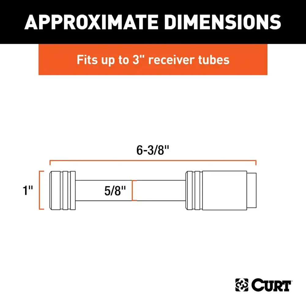 Curt Hitch Lock (3" Receiver, Barbell)