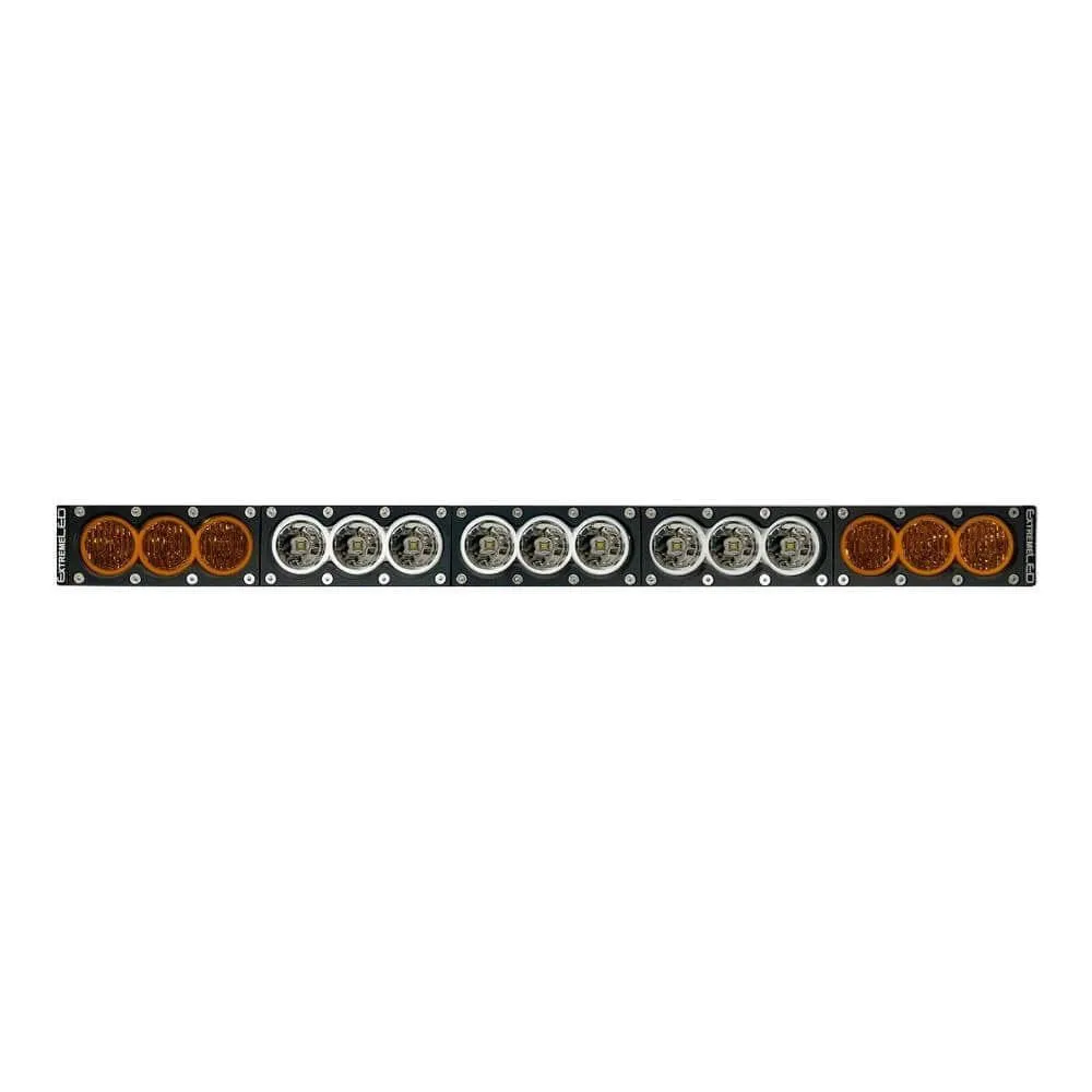 Extreme LED - 28" X6 Amber/White 150W Combo Beam LED Light Bar & Harness Kit