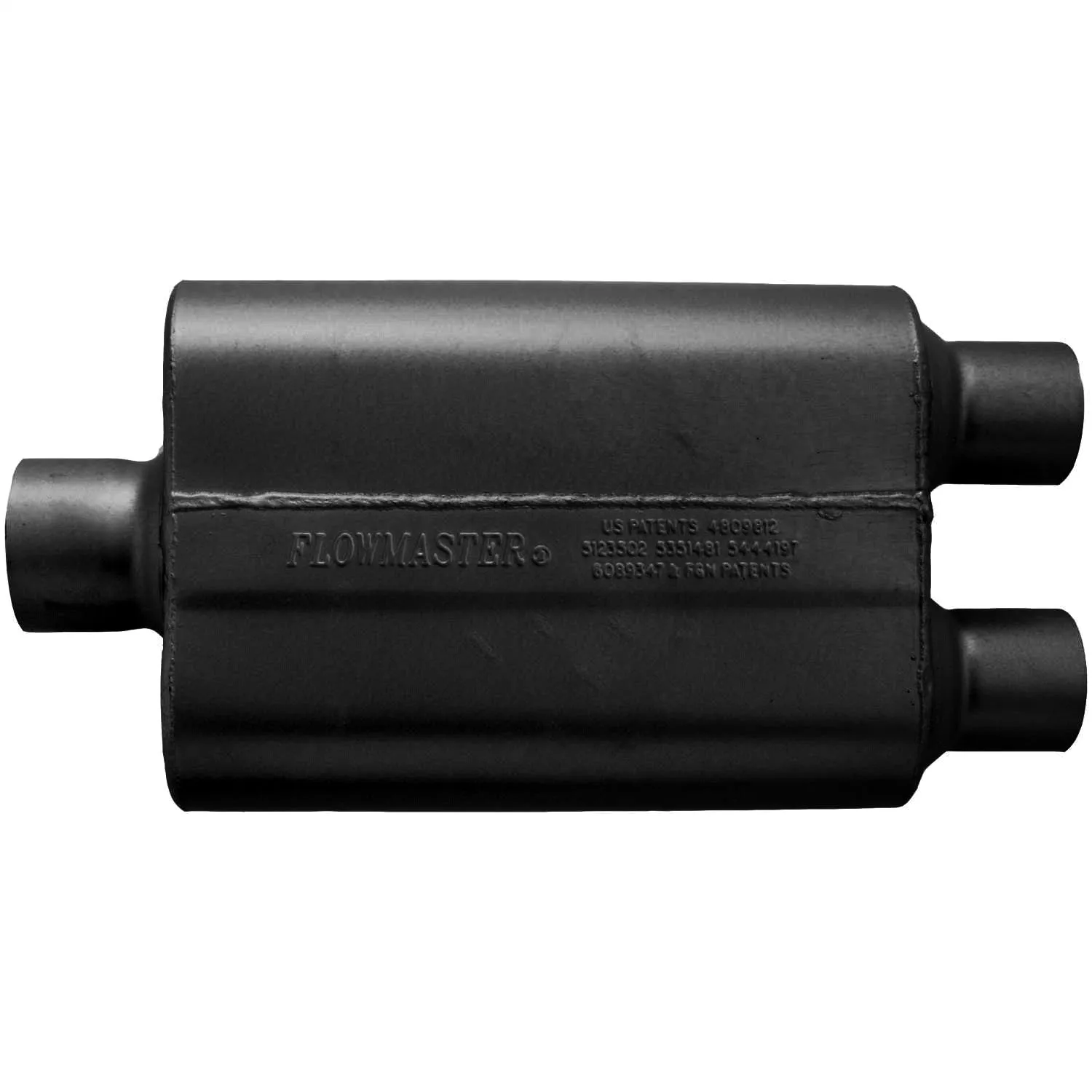 Flowmaster 40 Series Delta Flow Muffler - 3" Center Inlet / 2.5" Dual Outlet