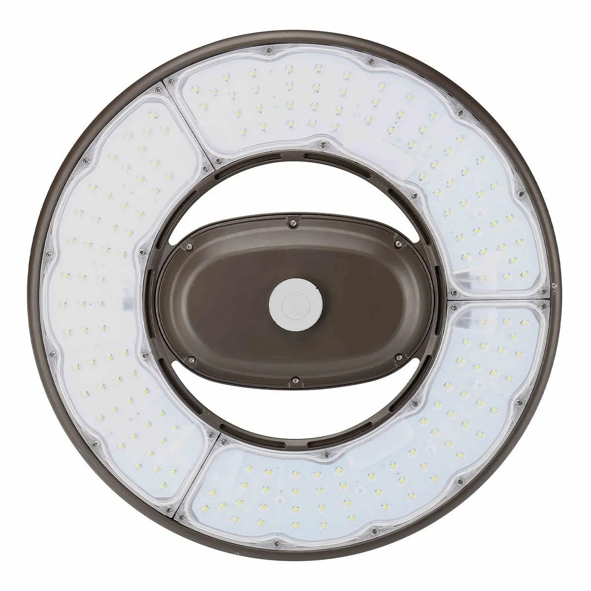 Industrial Round High Bay LED Light, 340 Watts Adjustable, 62000 Lumens, 5000K, 347/480V