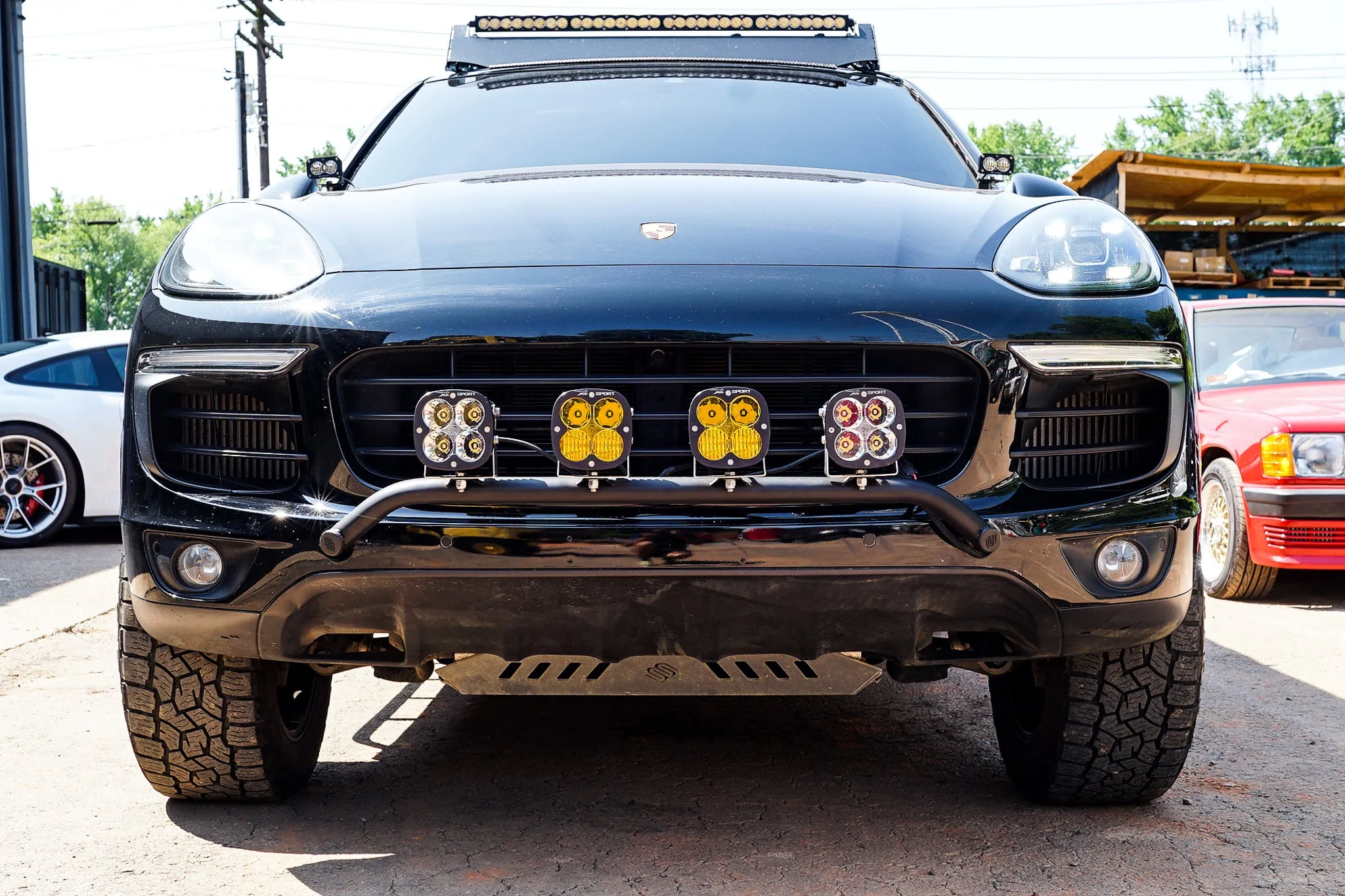 LIGHT BAR (PARKING SENSOR COMPATIBLE/BOLT ON) - CAYENNE/TOUAREG