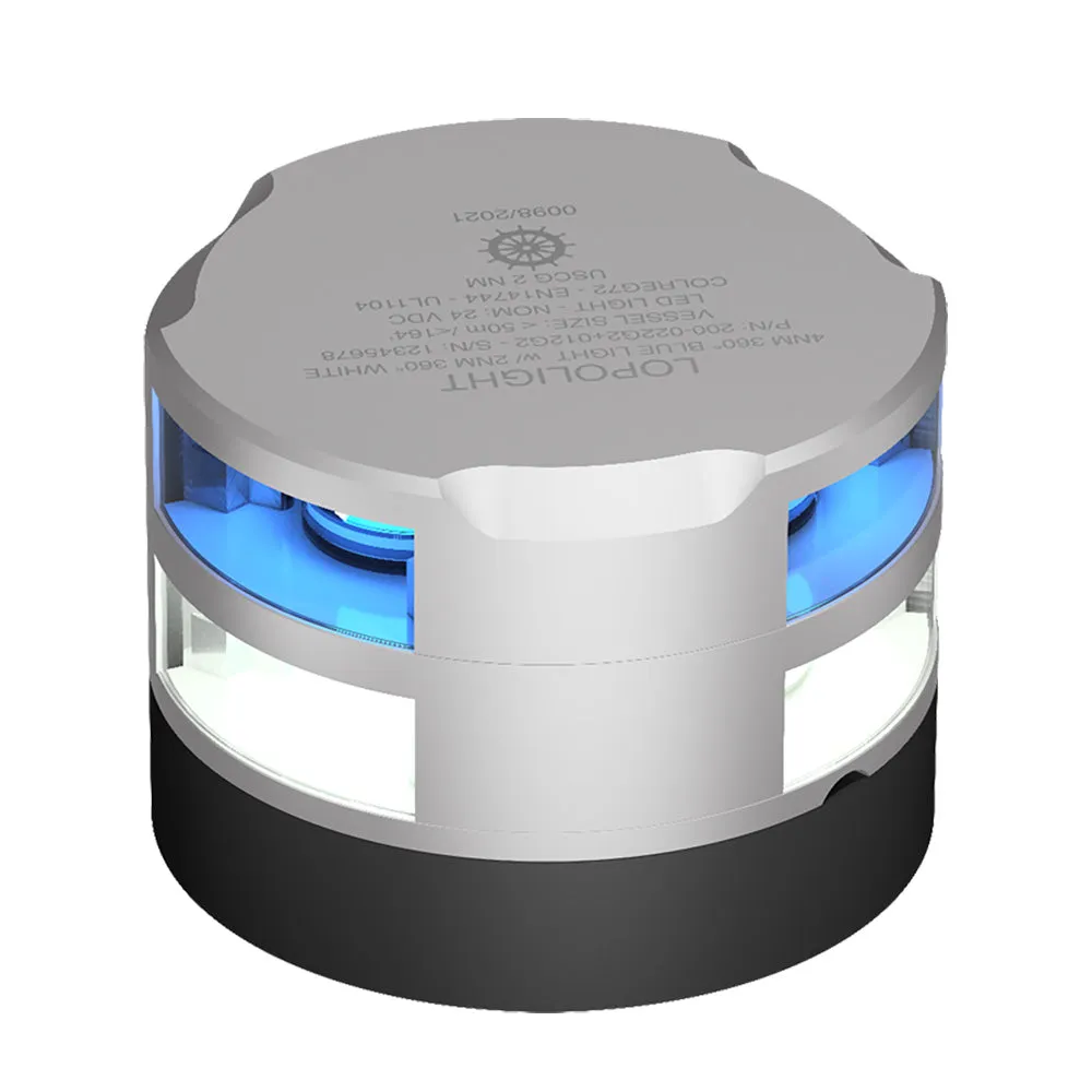 Lopolight 2nm 360 Degree Blue Dinner Light   2nm 360 Degree White Light [200-012G2 022G2]