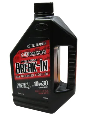 Maxima Scooter Premium 4-Stroke Petrolium 10w30 Break-In Oil 1 Liter
