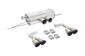 Megan Racing BMW X5M 2015  F85 X6M 2014  F16 Blue Roll Tips Axle-Back