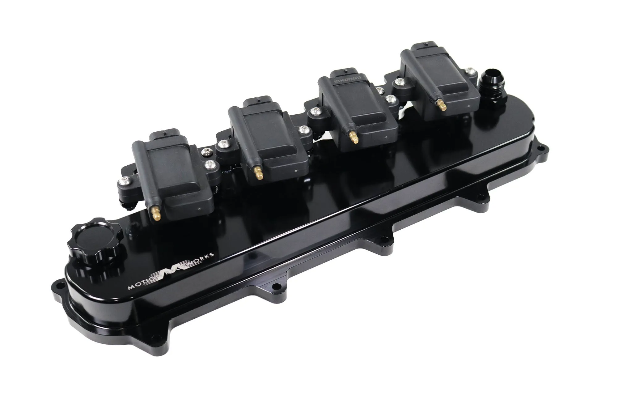 Motion Billet Gen V LT Valve Covers (Black Anodized Finish) 11-120BLK