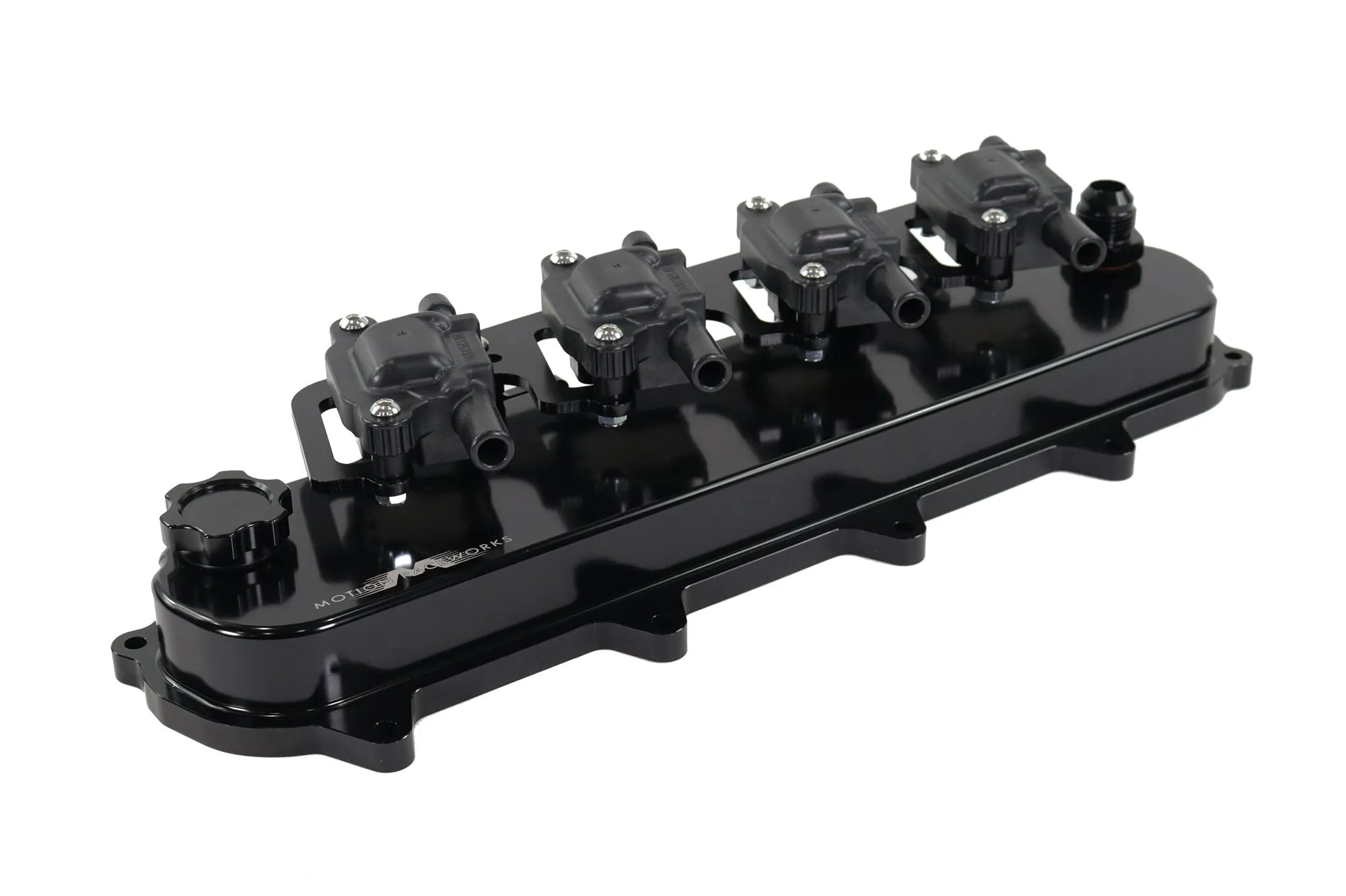 Motion Billet Gen V LT Valve Covers (Black Anodized Finish) 11-120BLK