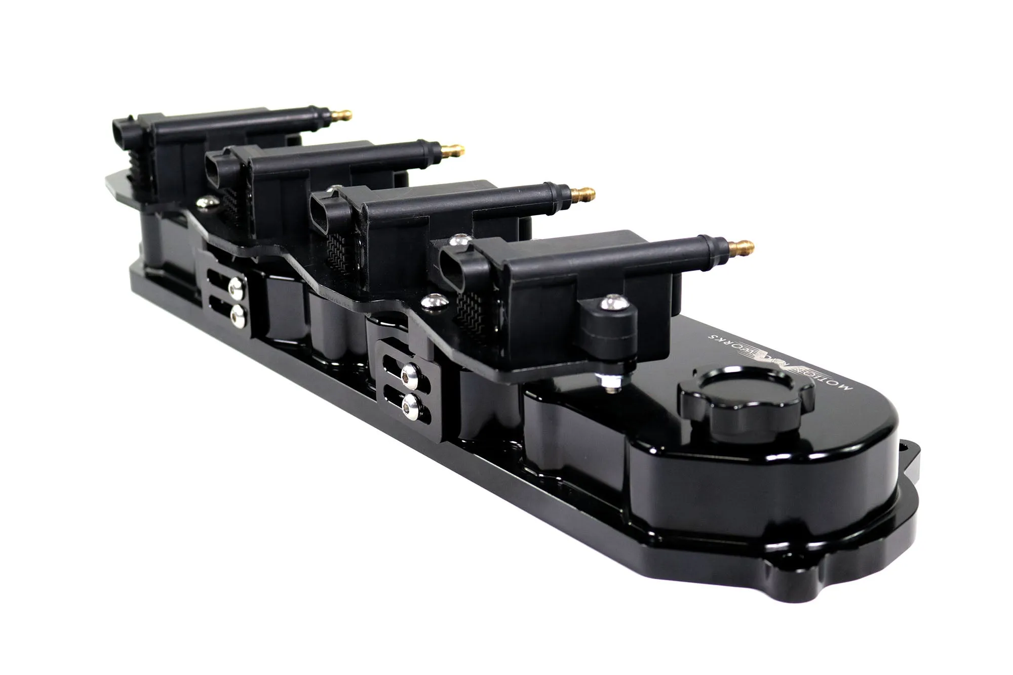 Motion Billet Gen V LT Valve Covers (Black Anodized Finish) 11-120BLK